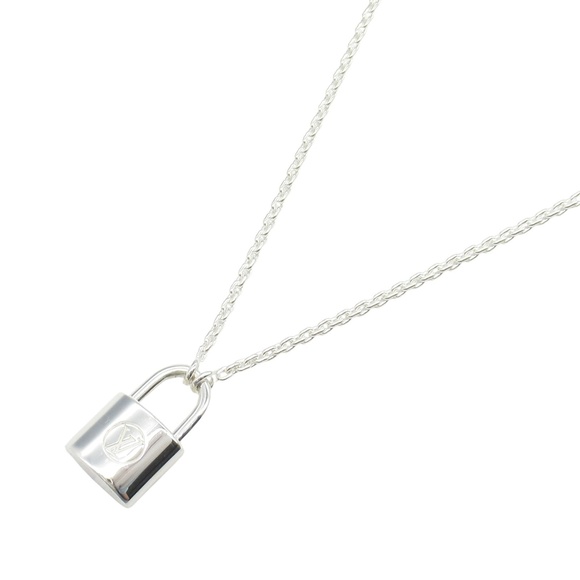 Louis Vuitton Lockit Pendant Necklace in 925 Sterling Silver for Men and Women - Picture 1 of 4